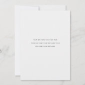 カスタムフォトタータンチェックグ縁どリーン葉ド・クリスマス シーズンカード (裏面)