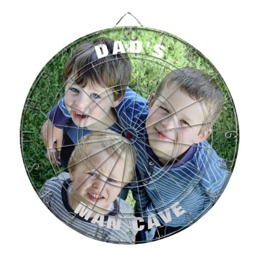 カスタムフォトダパーソナライズされたーツボード ダーツボード (正面)