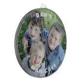 カスタムフォトダパーソナライズされたーツボード ダーツボード (正面左)