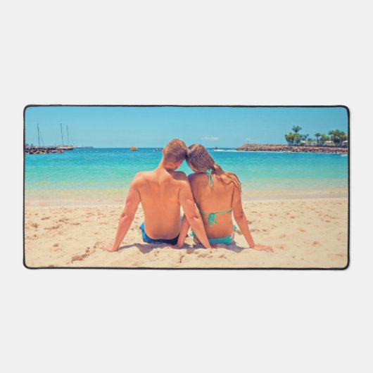 カスタムフォトデスクお気に入りのマットのパーソナライズされた デスクマット (正面)