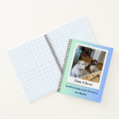 カスタムフォトドッグギフトパーソナライズされた ノートブック (内部)