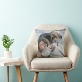 カスタムフォトドッグベビーキープサーダブル側面 クッション (椅子)