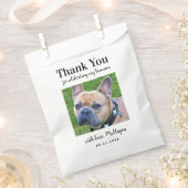 カスタムフォトドッグ愛人ありがとうペット犬バッグ フェイバーバッグ (クリップ留めされた状態)