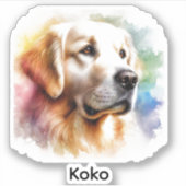 カスタムフォトドッグ シール (正面)