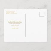 カスタムフォトニューライズ初めてのクリスマス ポストカード (裏面)