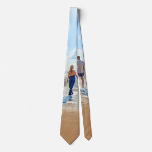 カスタムフォトネックタイザロマンチックなデザイン ネクタイ (正面)