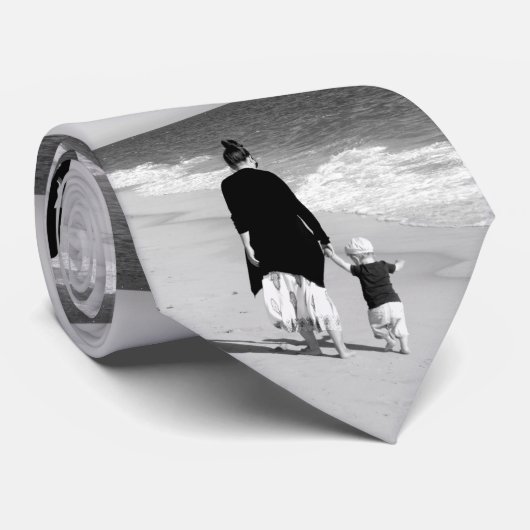 カスタムフォトネックタイパーソナライズされた自分のデザイン ネクタイ (ロール)