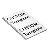 カスタムフォトノートブック80ページ6.5インチx 8.75インチ ノートブック (右側)