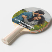 カスタムフォトハッピーバレンタインデー愛してる 卓球ラケット (正面アングル)