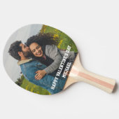 カスタムフォトハッピーバレンタインデー愛してる 卓球ラケット (横)