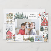 カスタムフォトハッピーホリデーズカード シーズンカード (正面)