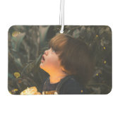 カスタムフォトハート図形 カーエアーフレッシュナー (裏面)