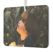 カスタムフォトハート図形 カーエアーフレッシュナー (左)