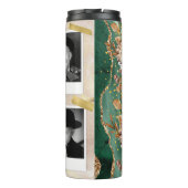 カスタムフォトバタフライフローラママおばあちゃん タンブラー (裏面)