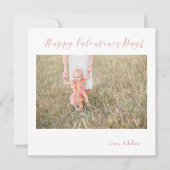 カスタムフォトバレンタインデイカード 招待状 (正面)