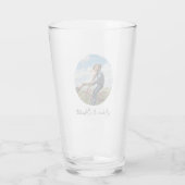 カスタムフォトバレンタイン夫婦贈与愛モダン タンブラーグラス (裏面)