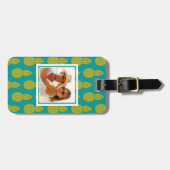 カスタムフォトパイナップルトロピカルフルーツ ラゲッジタグ (正面横)