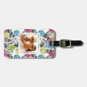 カスタムフォトパイナップルパグランジームズ ラゲッジタグ (正面横)