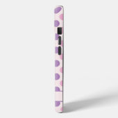 カスタムフォトパステルピンク&パープル水玉模様 Case-Mate iPhoneケース (裏面 / 左)