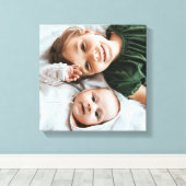 カスタムフォトパーソナライズされたキャンバスアートプリント キャンバスプリント (インサイチュ (ウッドフロア))