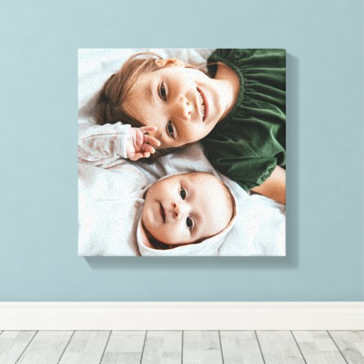 カスタムフォトパーソナライズされたキャンバスアートプリント キャンバスプリント (インサイチュ (ウッドフロア))