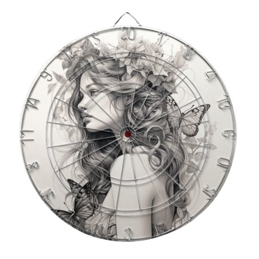 カスタムフォトパーソナライズされたダーツボード ダーツボード (正面)