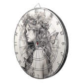 カスタムフォトパーソナライズされたダーツボード ダーツボード (正面右)