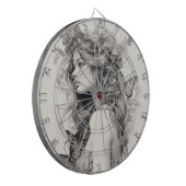 カスタムフォトパーソナライズされたダーツボード ダーツボード (正面左)