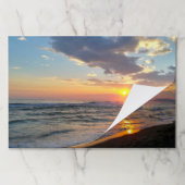 カスタムフォトパーソナライズされた紙ランチョンマットパッド ペーパーパッド (折り畳み)