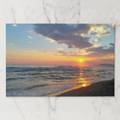 カスタムフォトパーソナライズされた紙ランチョンマットパッド ペーパーパッド (正面)