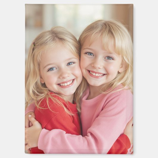 カスタムフォトパーソナライズされた長方形マグネット マグネット (正面)