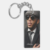 カスタムフォトパーソナライズKeychain キーホルダー (正面左)