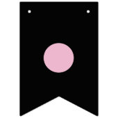 カスタムフォトパーティーハットガールズ誕生日 バンティングフラッグ (第1の旗)