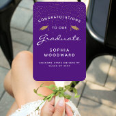 カスタムフォトパープル白金ゴールド卒業 ハンドファン