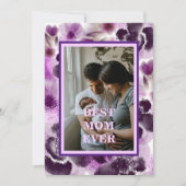 カスタムフォトピンクフローラ母の日 シーズンカード (正面)