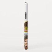 カスタムフォトファミモダンリーコラージュトレンディーホワイト Case-Mate iPhoneケース (裏面/右)