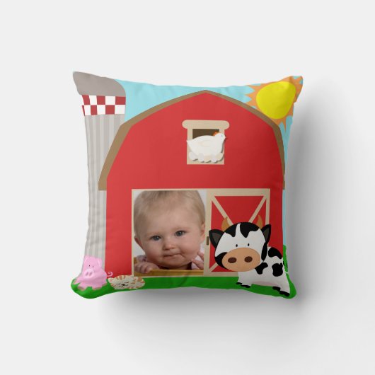 カスタムフォトファーム枕 クッション (正面)