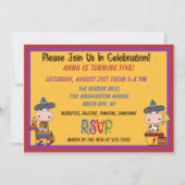 カスタムフォトフィエスタ誕生日招待状 招待状 (裏面)