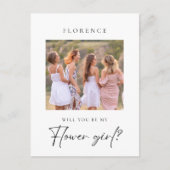 カスタムフォトフラワーガール提案 ポストカード (正面)