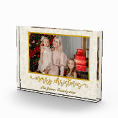 カスタムフォトフレームめでたいクリスマス&新年 フォトブロック (右)