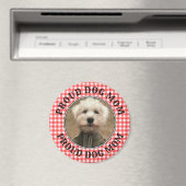 カスタムフォトフレーム国赤バッファローチェックプレイド マグネット (インサイチュ (食洗機))