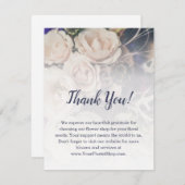 📷🌷カスタムフォトフローリストサンキューカード サンキューカード (正面/裏面)