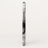 カスタムフォトブラック&ホワイトパパベアー Case-Mate iPhoneケース (裏面/右)