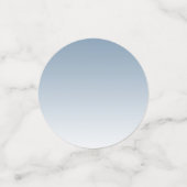 カスタムフォトブルーグリッタードリップ90誕生日 コンフェッティ (スモール正面)