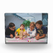 カスタムフォトブロックパーソナライズされたギフトの作成 フォトブロック (正面)