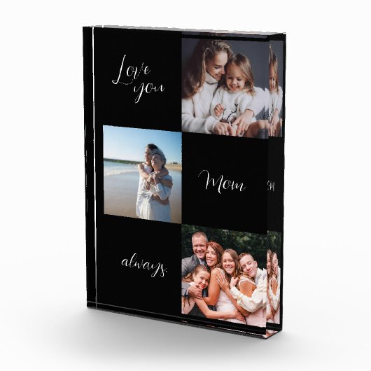 カスタムフォトブロック愛ママ黒 フォトブロック (右)