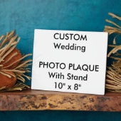 カスタムフォトプラーク10インチ×8インチ フォトプラーク (側面)