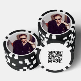 カスタムフォトプロモーションQRコード両面 ポーカーチップ