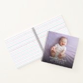 カスタムフォトベビー名テンプレートパーソナライズされた ノートブック (内部)