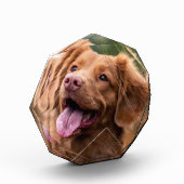 カスタムフォトペット記念犬写真ブロック フォトブロック (左)